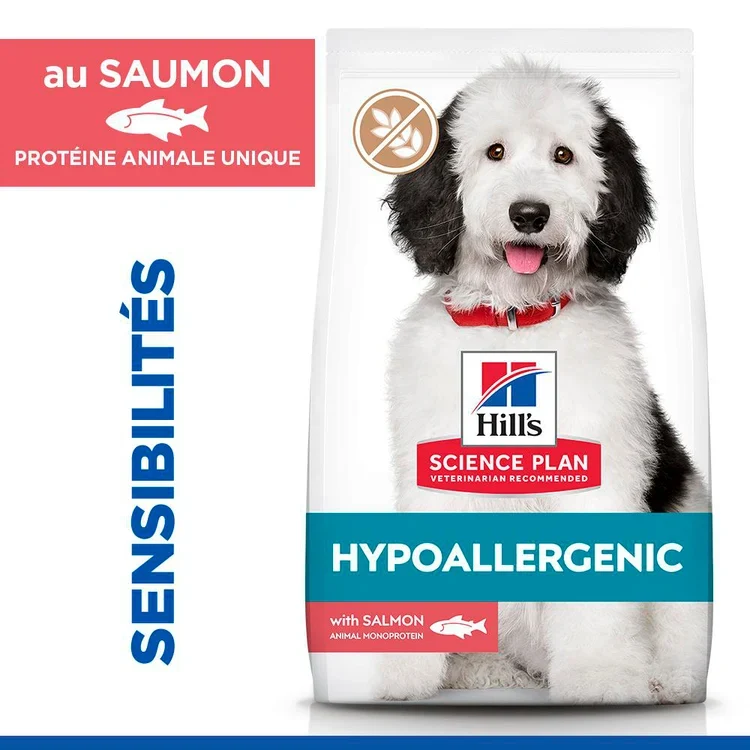 Hill's SP Chien - Croquettes Large Hypoallergenic Saumon - 14kg