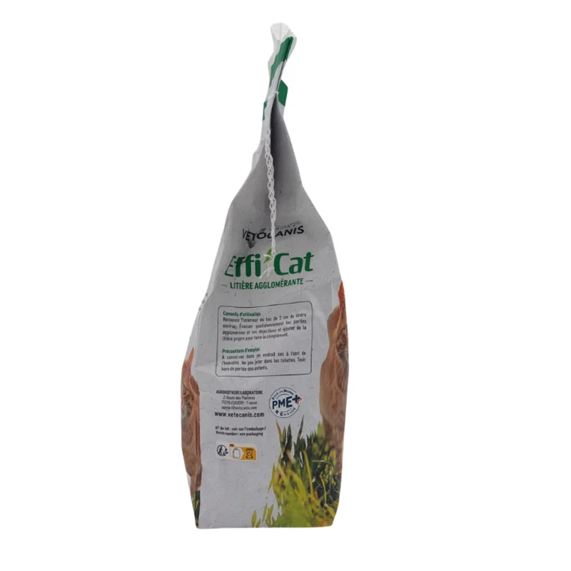 Litière Vetocanis EFFI'CAT 6L - Lot de 2