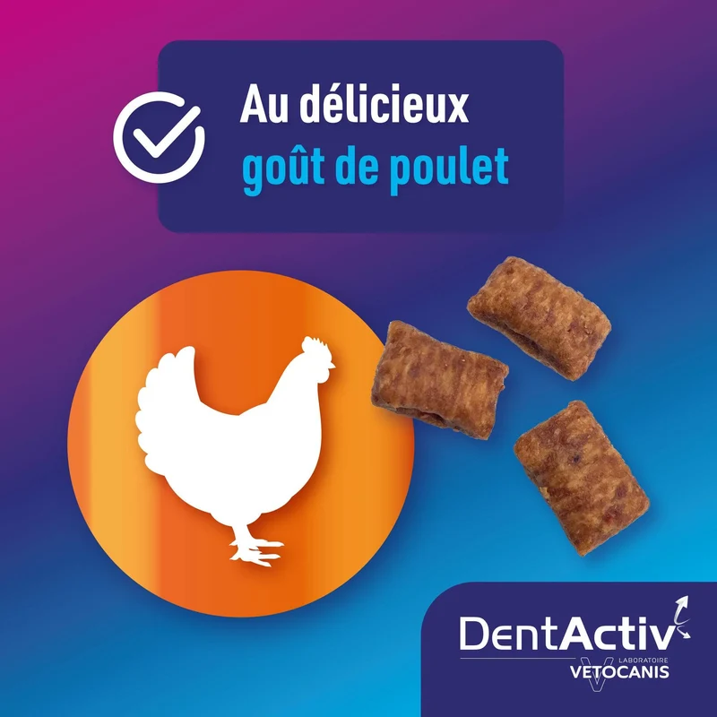 DentActiv Action Friandises Dentaires pour Chat
