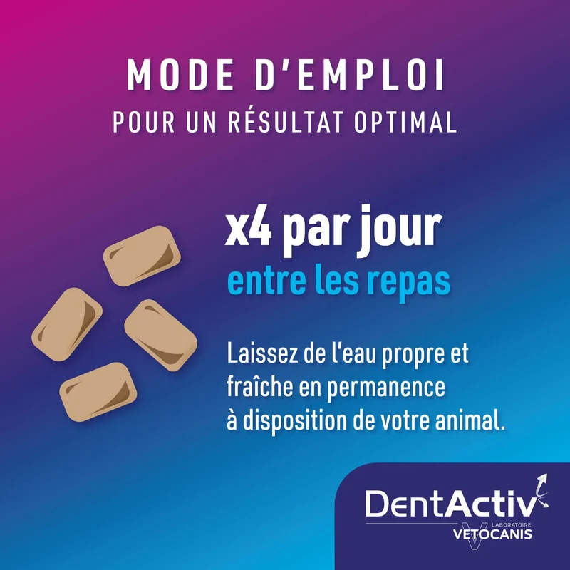 DentActiv Action Friandises Dentaires pour Chat