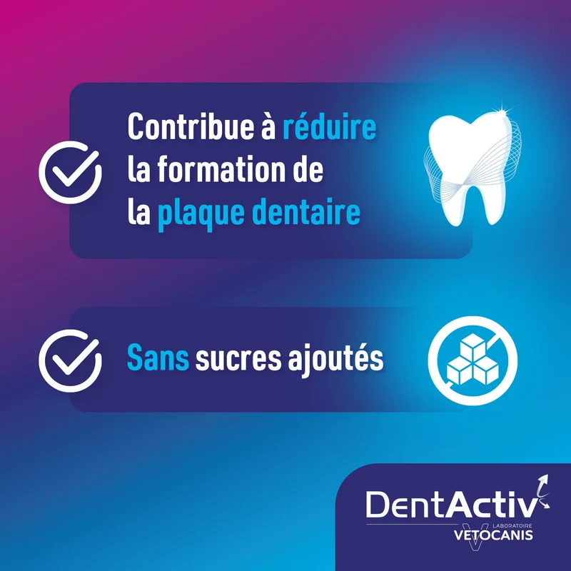 DentActiv Action 7 Sticks Dentaire Petit Chien