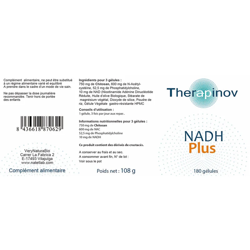 NADH Plus : Anti-âge & Antioxydant