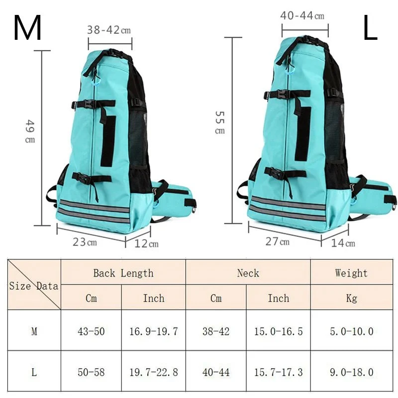 Sac à dos pour chien randonnée