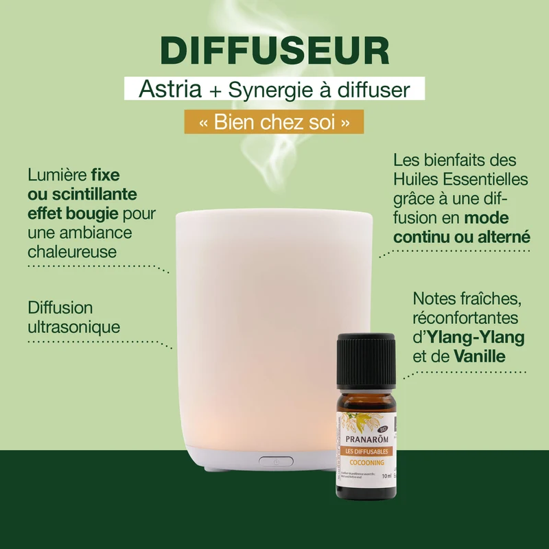 Diffuseur Astria + synergie Bien chez soi