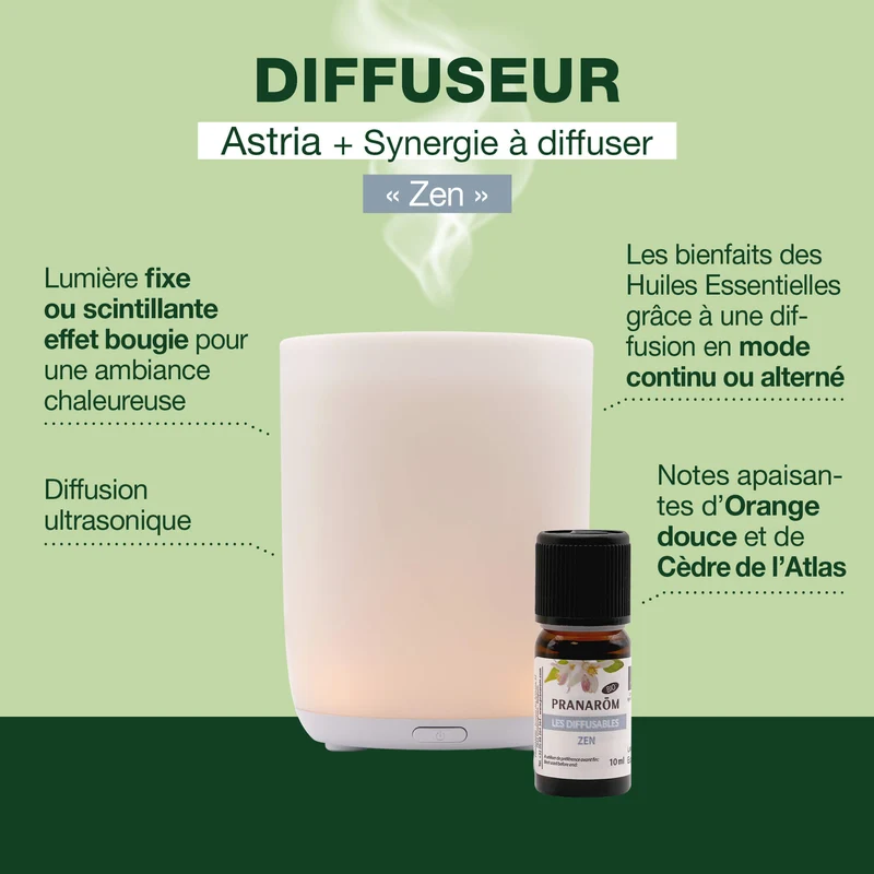 Diffuseur Astria + diffusable Zen
