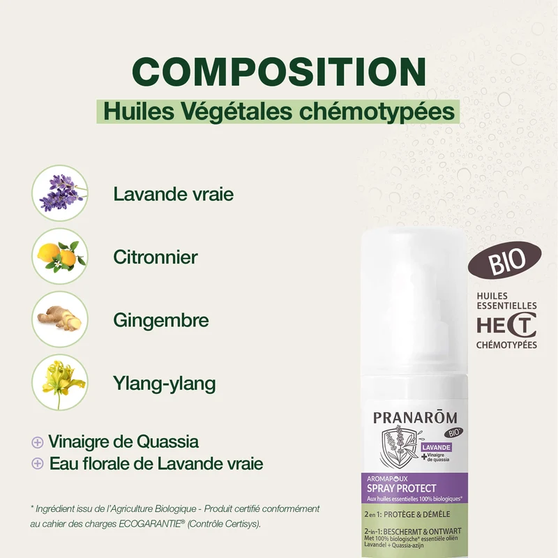 Spray protect à la lavande - Bio