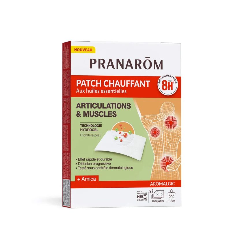Patchs chauffants articulations & muscles