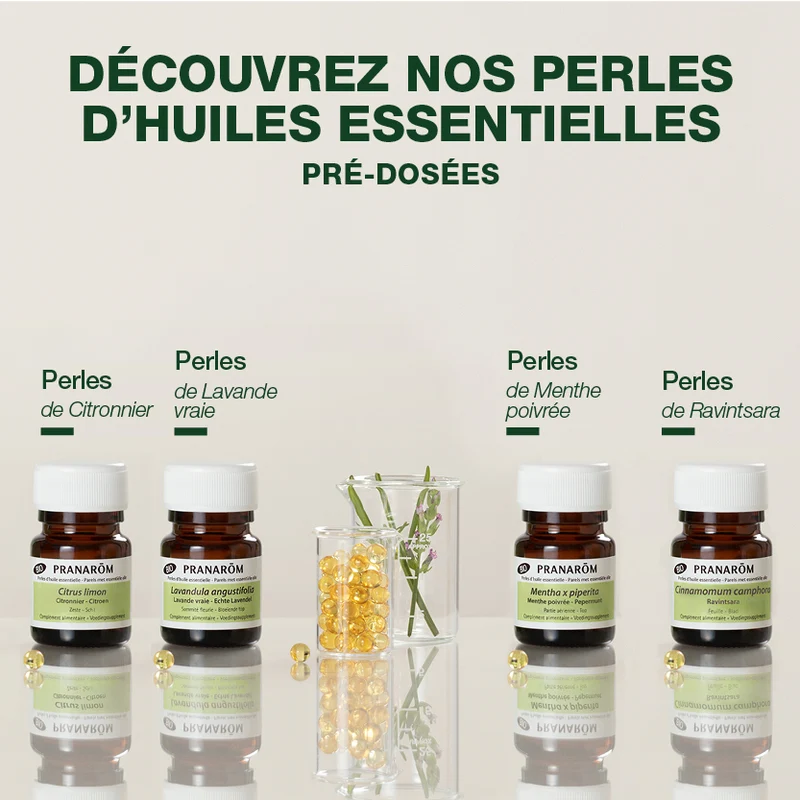 Perles d'Huile Essentielle de Lavande vraie - Bio