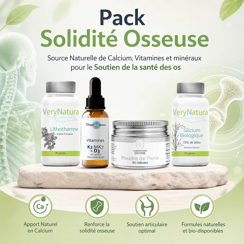 Pack Solidité Osseuse – Votre Solution Naturelle pour des Os et Articulations en Santé