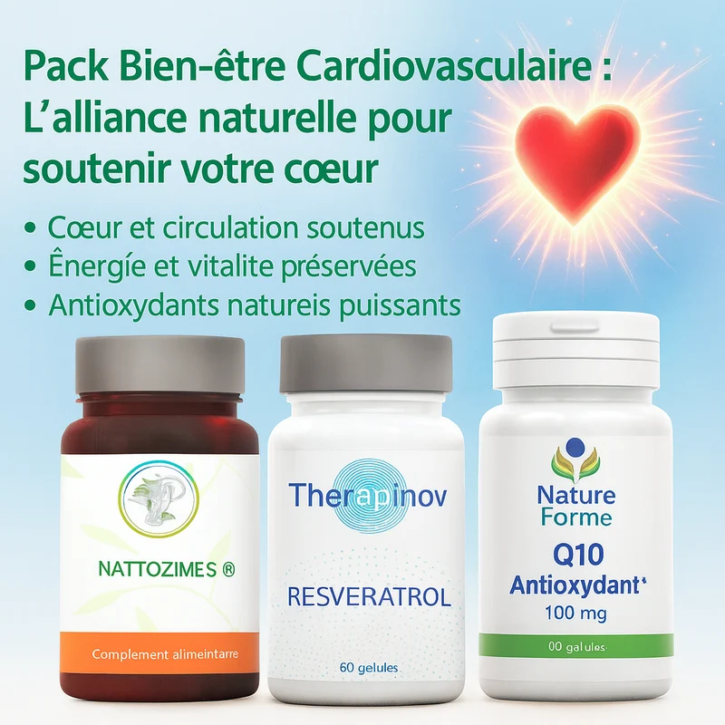 Pack Bien-être Cardiovasculaire – Votre Solution Naturelle pour le Cœur et la Circulation