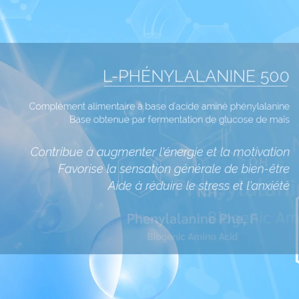 Phénylalanine 500 mg : Moral & Humeur