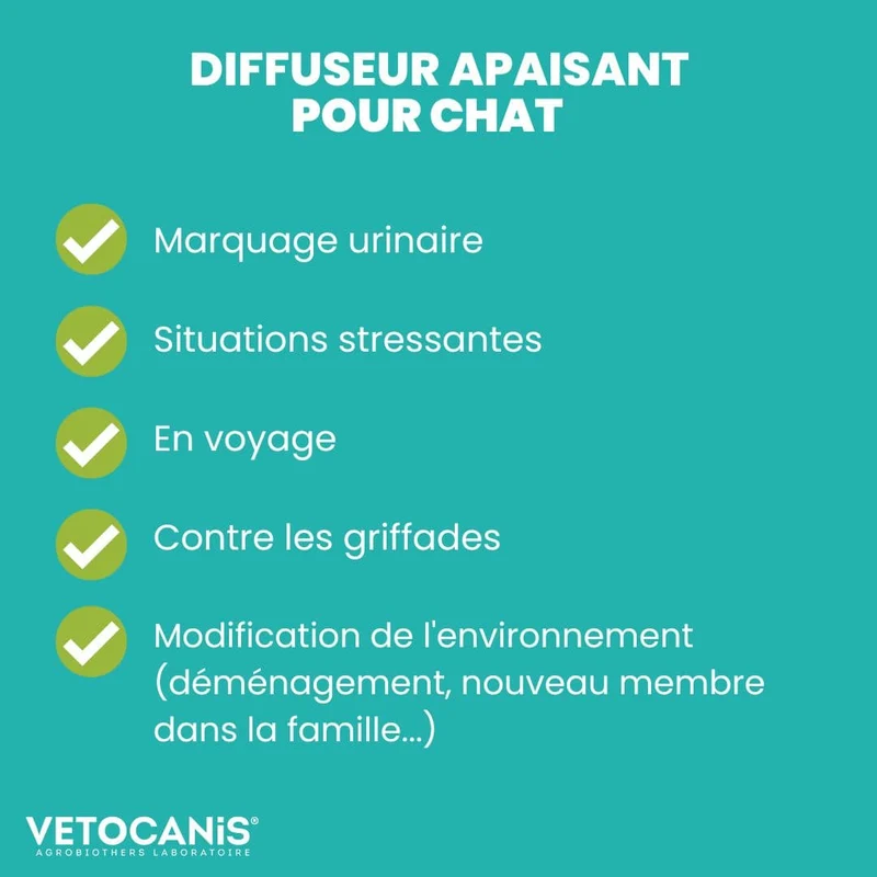 Diffuseur Apaisant Chat + Recharge 48ml (45 jours)