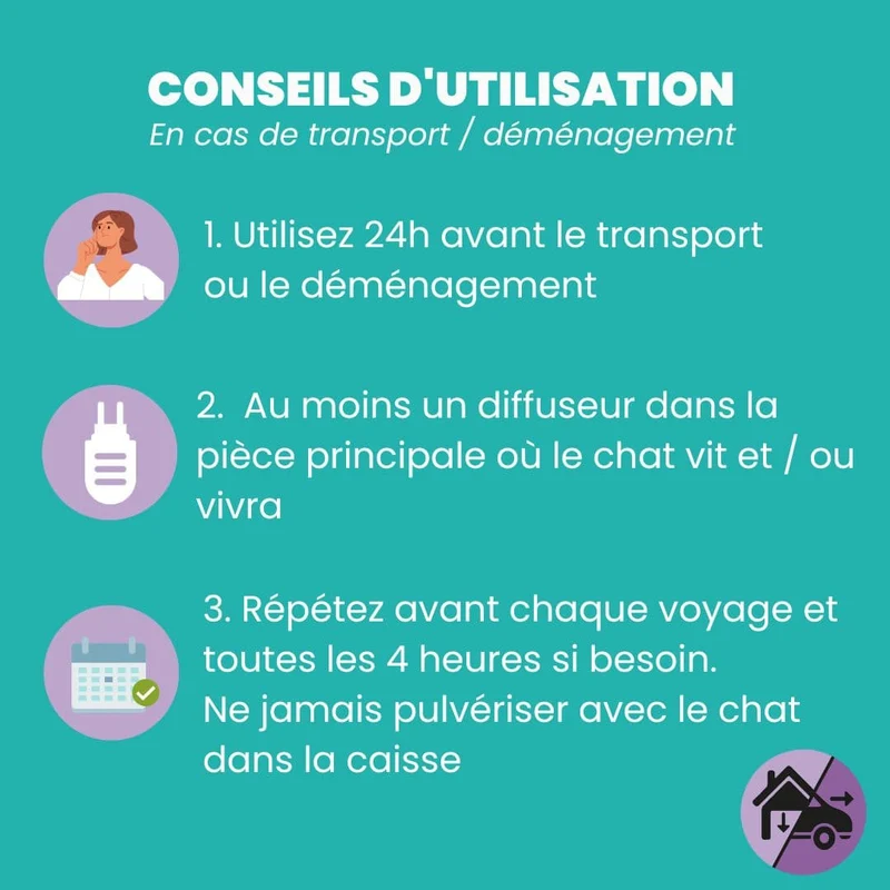 Diffuseur Apaisant Chat + Recharge 48ml (45 jours)