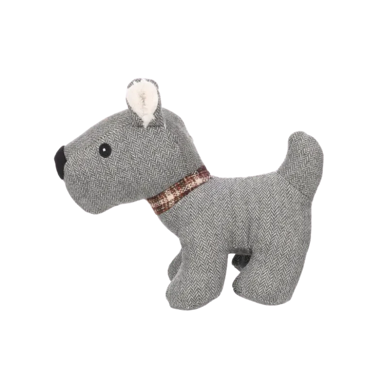 Peluche Britta le Schnauzer gris