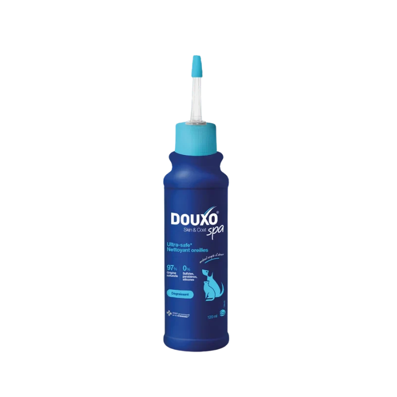 Nettoyant pour oreilles pour chien et chat - Douxo Spa