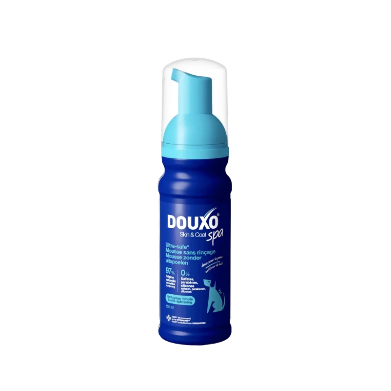 Mousse sans rinçage pour chien - Douxo Spa