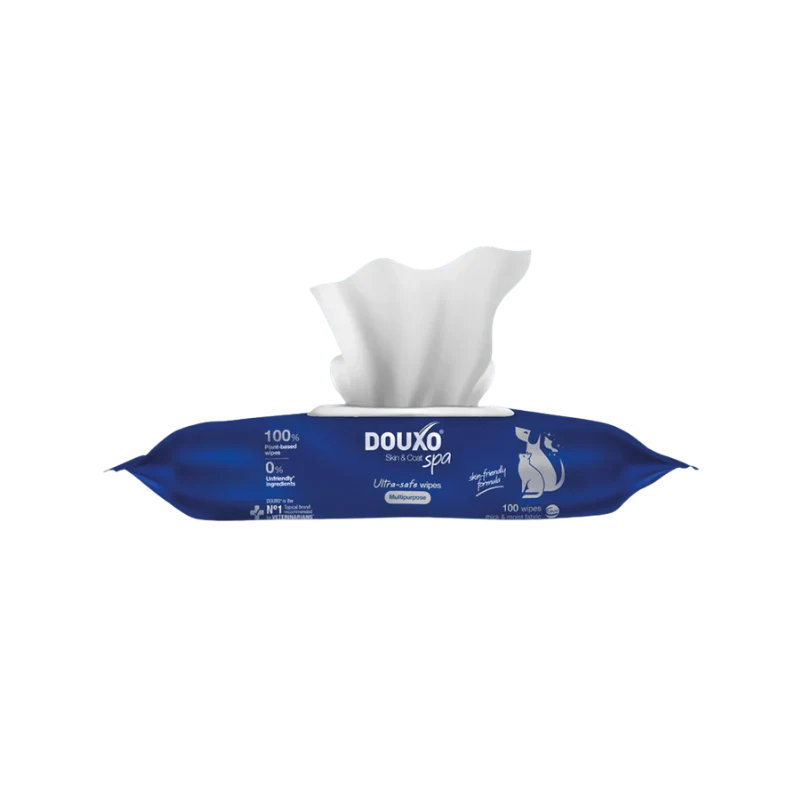 Lingettes nettoyantes pour chien et chat - Douxo Spa