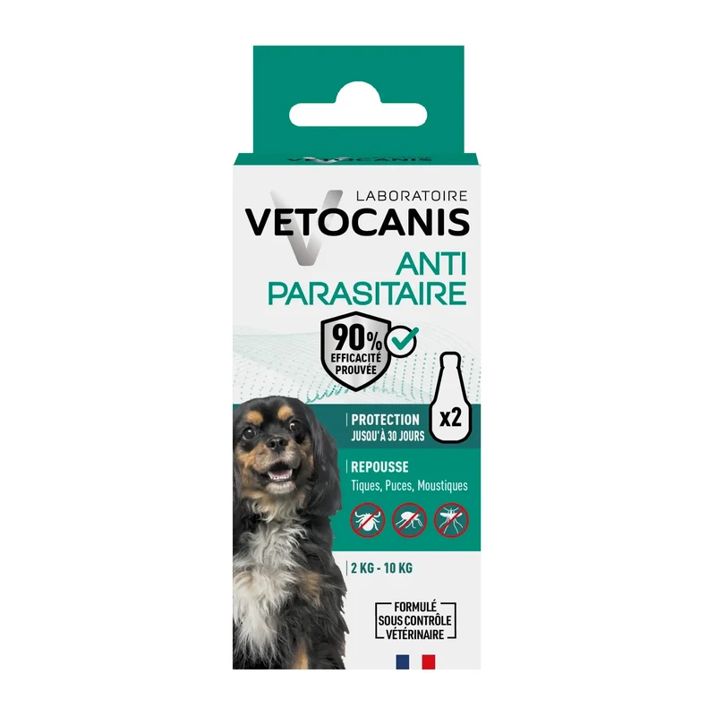 VETOCANIS 20%M Solution répulsive pour spot-on pour chiens