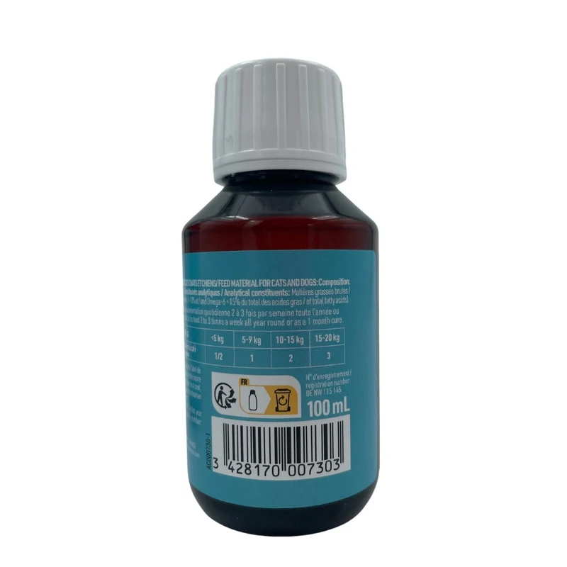 Huile de saumon pour Chien et Chat
