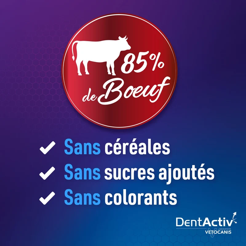 Bâtonnets Hygiène Bucco-Dentaire pour Chat, DentActiv