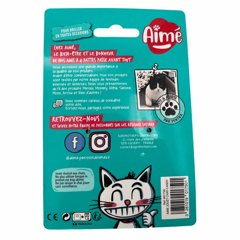 Jouet Bonbon pour Chat 10cm