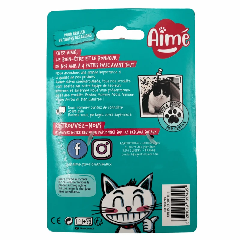 Jouet Elfe pour Chat 10cm