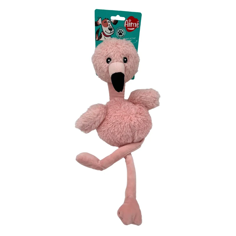 Jouet Flamant Rose pour Chien 35cm