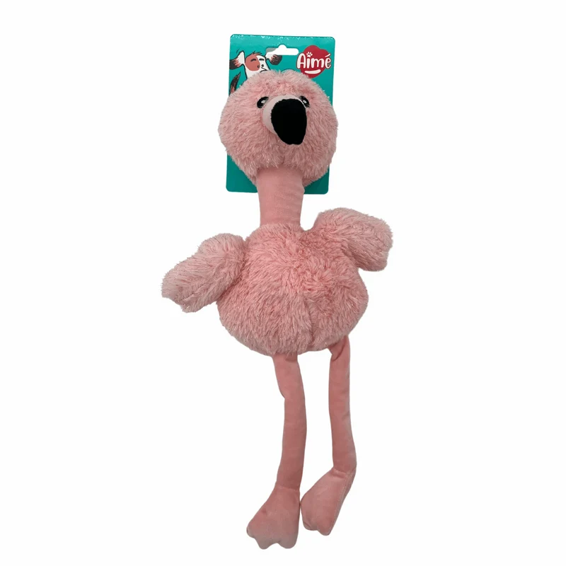 Jouet Flamant Rose pour Chien 35cm