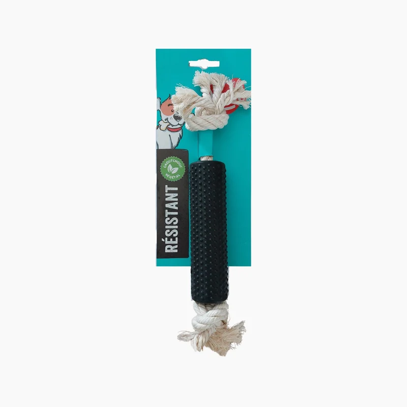 Jouet Corde Très Résistante pour Chien 15cm - 100% Caoutchouc Végétal