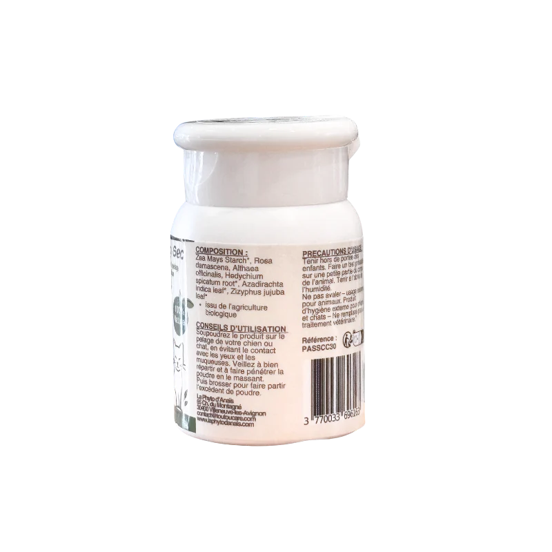 Shampoing sec pour chien et chat