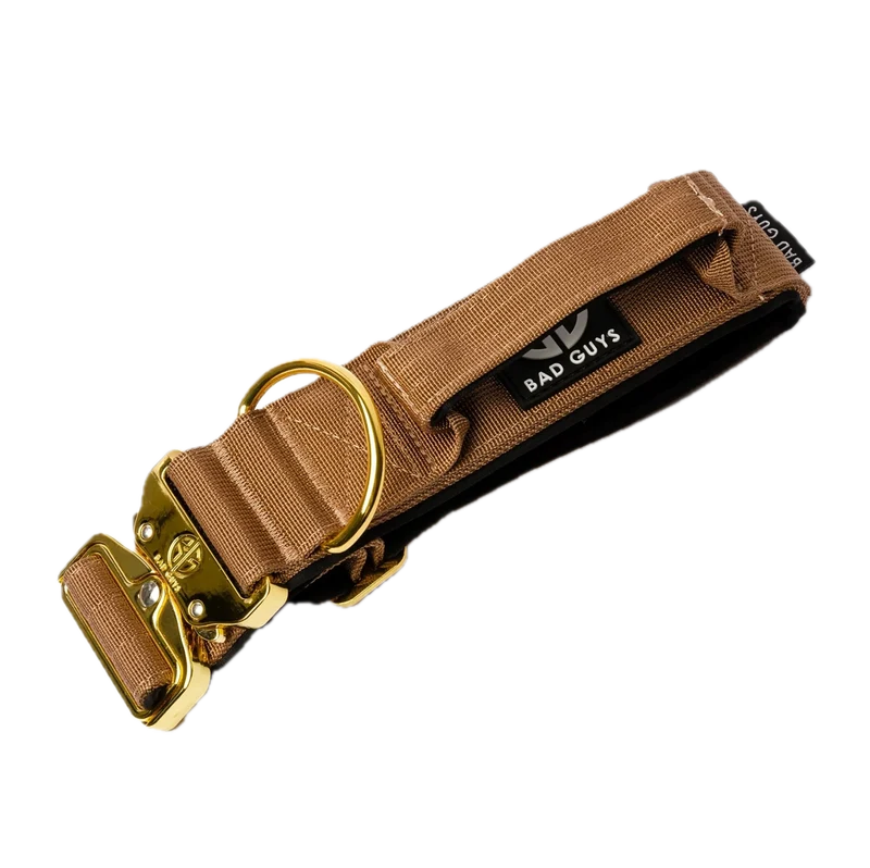Collier Bad Guys - 5cm - Marron