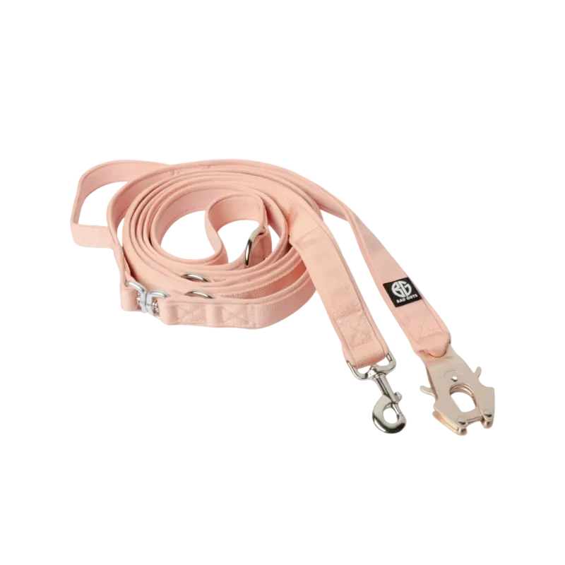 Laisse Multiposition 3 points - Bad Guys - Rose Gold