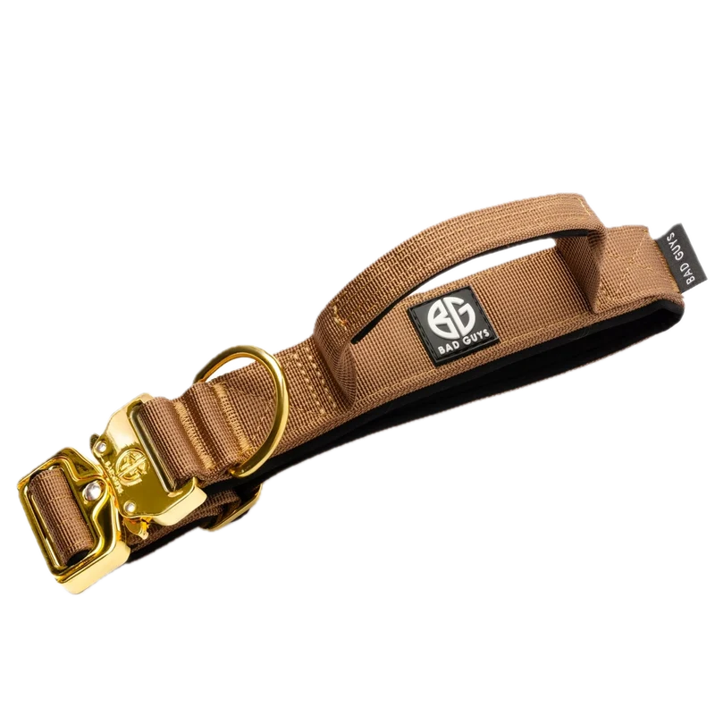 Collier Bad Guys - 3cm - Marron