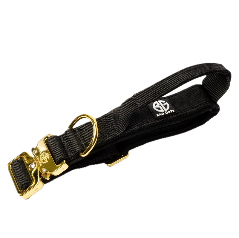 Collier Bad Guys - 3cm - Noir & Or