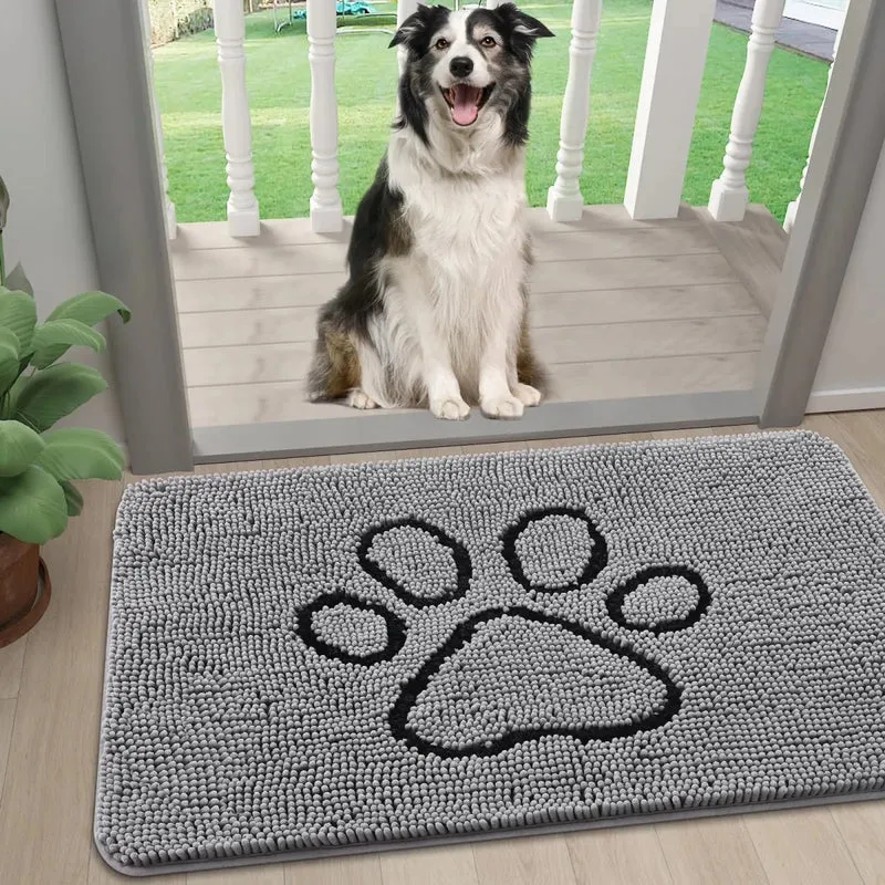 Tapis super absorbant pattes chien