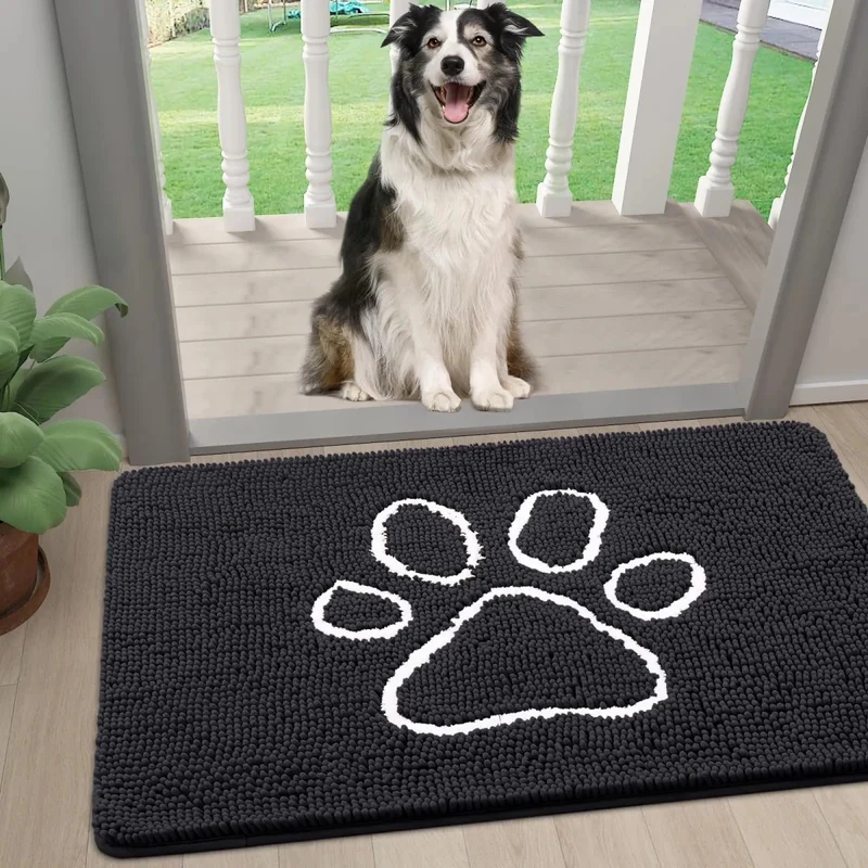 Tapis super absorbant pattes chien
