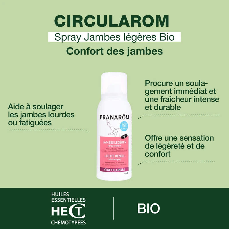 Duo jambes légères : spray et capsules
