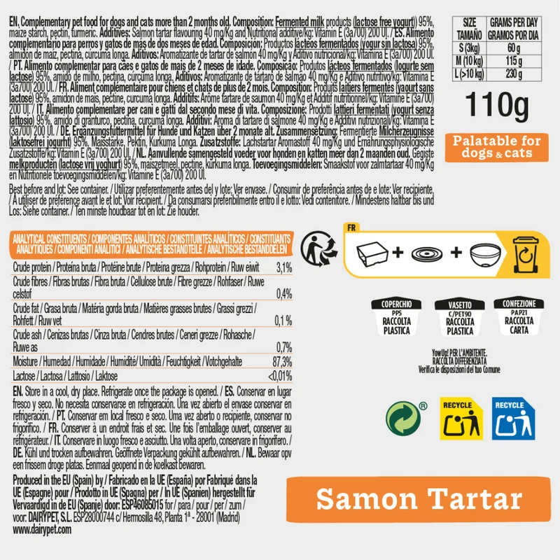 Glace pour chien et chat - Saumon - Yow Up