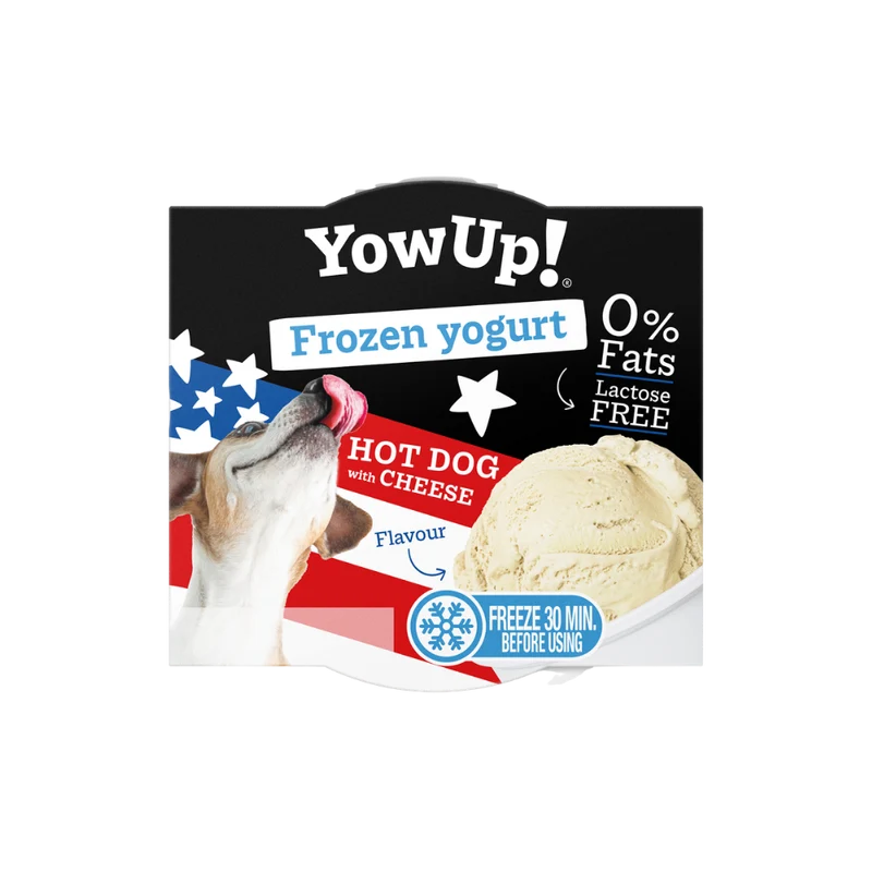 Glace pour chien et chat - Hot Dog et Fromage - Yow Up