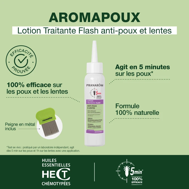 Duo pack lotion flash et shampooing traitant anti-poux