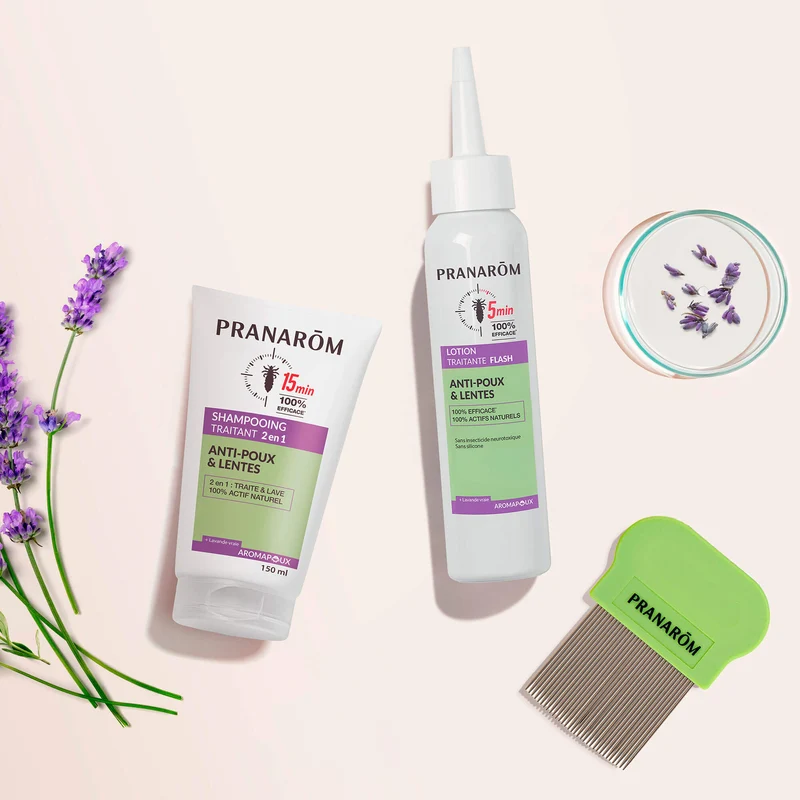 Duo pack lotion flash et shampooing traitant anti-poux