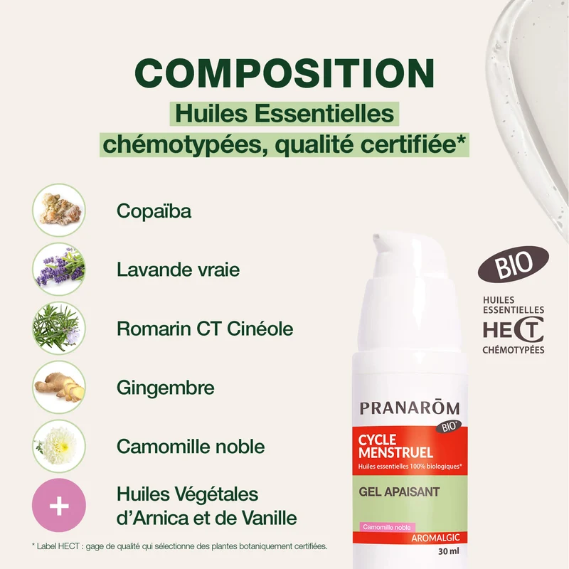 Gel apaisant cycle menstruel - Bio