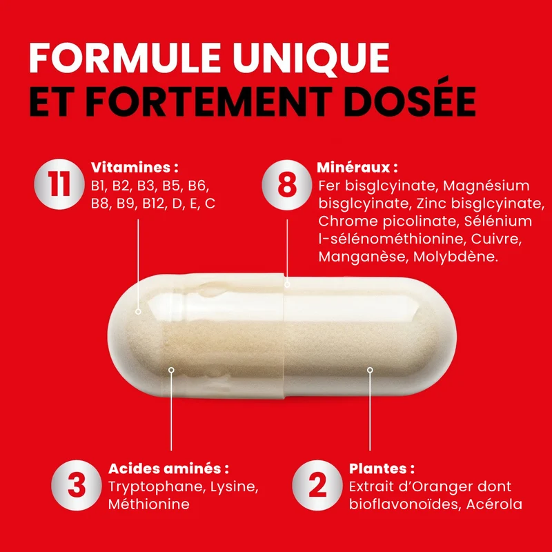 Multivital + 24 actifs essentiels - 60 gélules