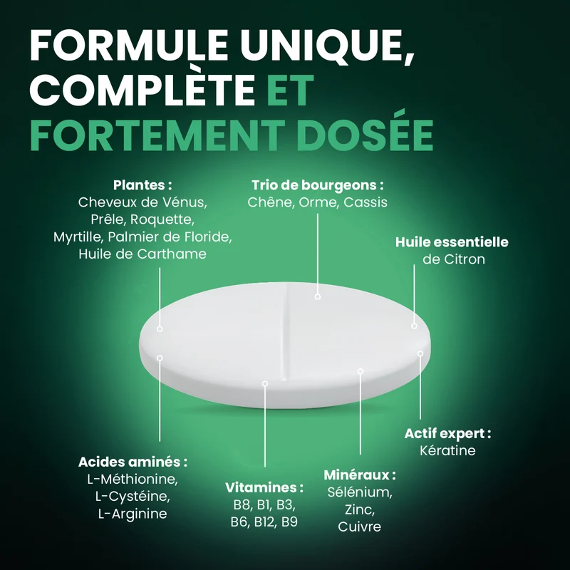 Kéractifs 6 actions - 90 comprimés