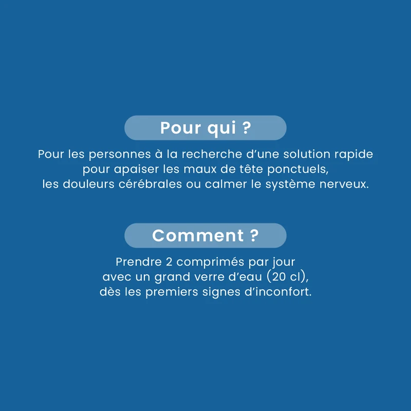 Maux de Tête Flash - 20 comprimés