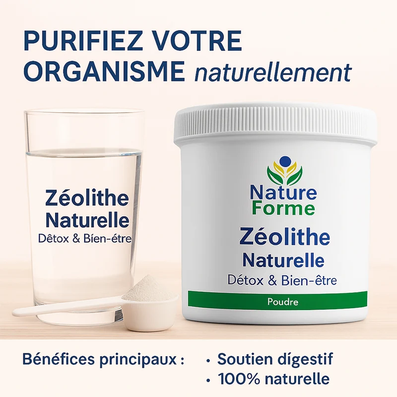 Zéolithe Clinoptilolite : Détox, Antioxydant