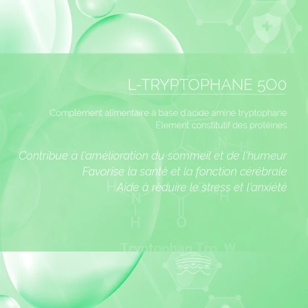 L-Tryptophane 500 mg | 90 gélules | ACAMINO