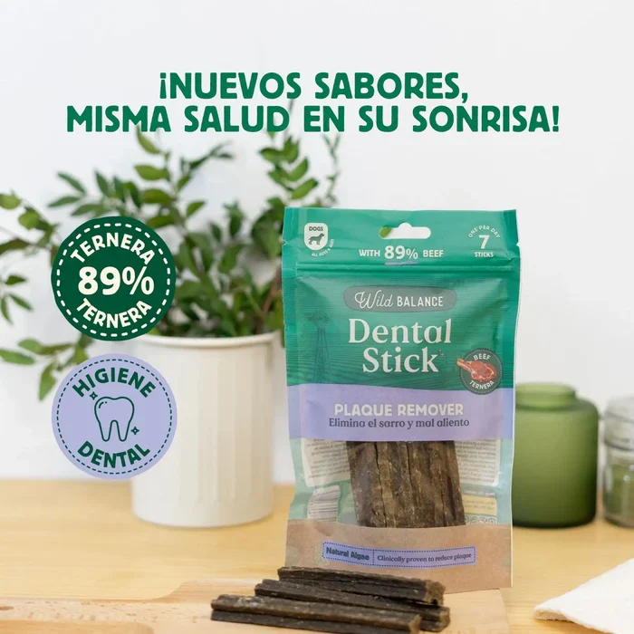 Sticks Dentales de Ternera (89% Carne) – Aliento Fresco y Dientes Limpios