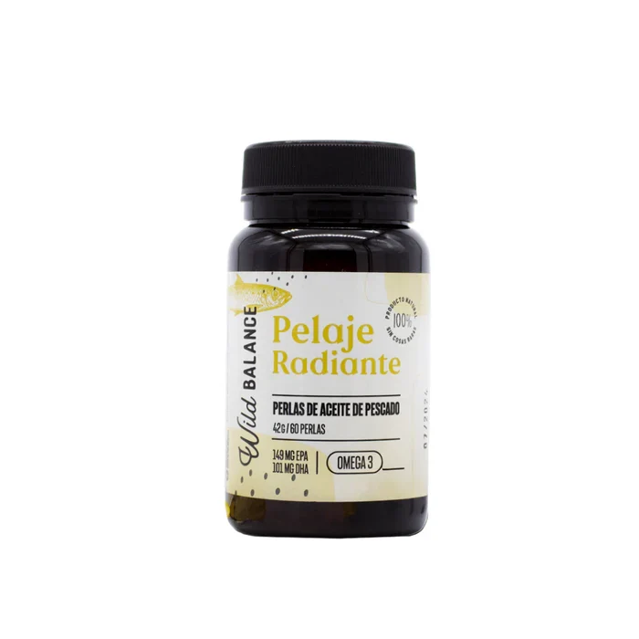 PELAJE RADIANTE - Cápsulas Omega 3 de aceite de pescado