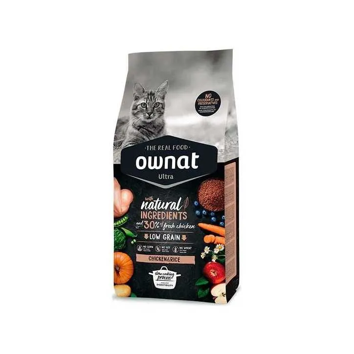 Ownat Ultra chicken and rice croquettes pour chat 1